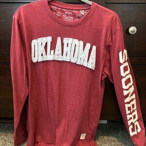 Pressbox Oklahoma Sooners Two-Hit Canyon Long Sleeve T-Shirt